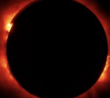 Hinode кільцеподібне сонячне затемнення орбіта